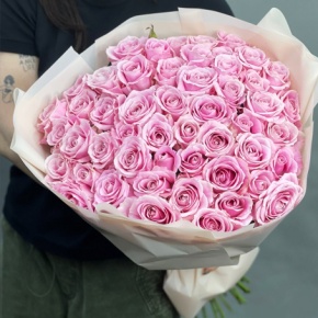 Букет из 55 роз Аваланж (60 см) в Ногинске