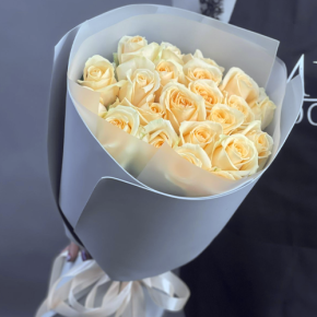 Букет из 25 роз Аваланж (50 см) в Ногинске