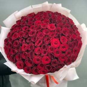 Букет "Париж" из 101 красной розы (60 см) в Ногинске