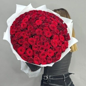 Букет 101 красная роза (60 см) в Ногинске