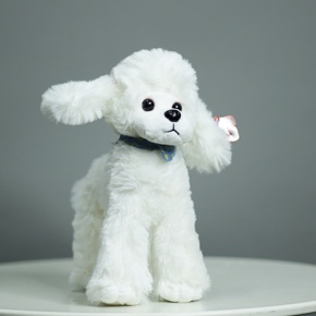 Плюшевый пудель белый (25 см) в Ногинске