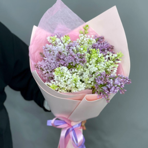 Букет из 11 веток сирени микс в Ногинске