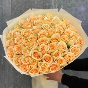 Букет из 51 розы Аваланж (60 см) в Ногинске