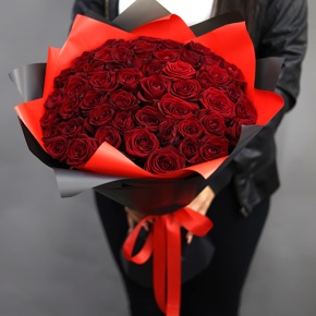 Букет из 51 красной розы (50 см) в Ногинске