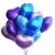 Сердце фиолетовое фольгированный шар с гелием (45 см) в Ногинске