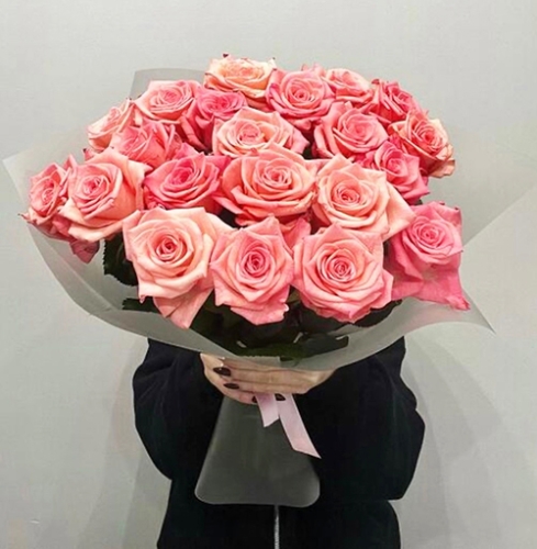Букет из 21 розовой розы (50 см) в Ногинске