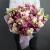 Букет "Сладкая жизнь" из кустовых пионовидных роз и эустом в Ногинске