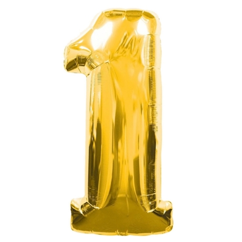 Шар гелиевый цифра 1 (40х102 см) в Ногинске