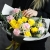 Букет "Моя нежность" из лимонных роз, ромашек и диантусов в Ногинске