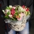 Композиция в корзине "Майя" из гиацинтов, альстромерий и эустом в Ногинске