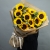 Букет "Месседж" с подсолнухами и эвкалиптом в Ногинске