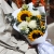 Букет "Солнечный цветочек" из подсолнуха, гиперикума, хризантем и орнитагалума в Ногинске