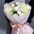Букет "Белый жемчуг" из гортензий и пионов в Ногинске