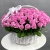Композиция в корзине из 101 розовой розы Аква (40 см) в Ногинске Композиция в корзине из 101 розовой розы Аква (40 см) в Ногинске